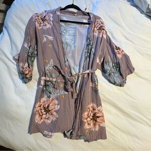 Floral robe